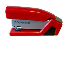 PaperPro Compact Stapler Spring Powered Red Plastic Model 3000 Desktop Injoy